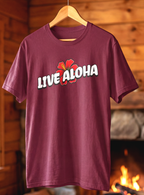 Live Aloha Hibiscus T-Shirt