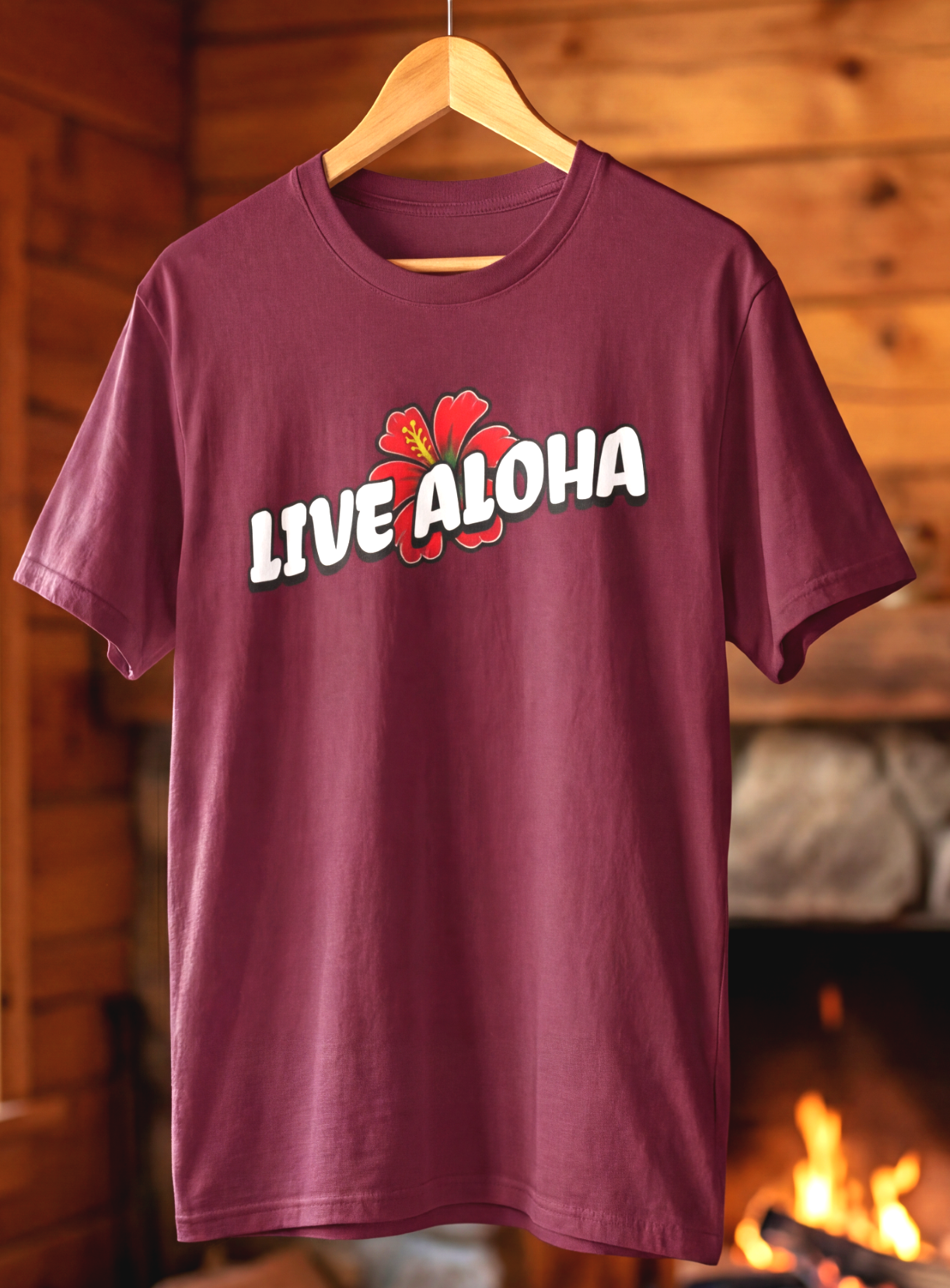Live Aloha Hibiscus T-Shirt