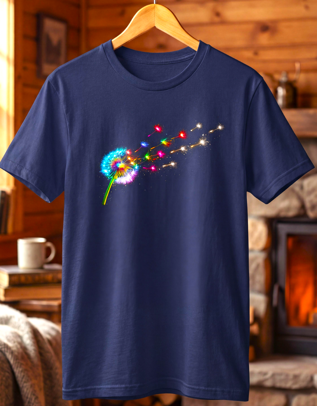 Neon Dandelion Spark Tee