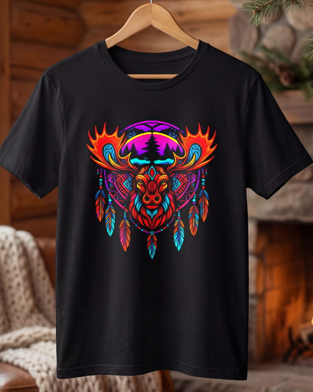 Alaska Dreamcatcher Moose T-Shirt