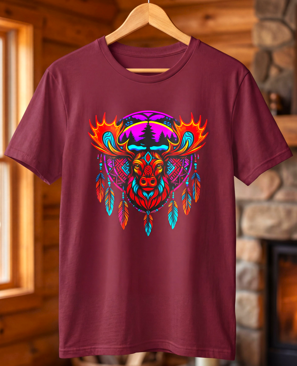 Alaska Dreamcatcher Moose T-Shirt