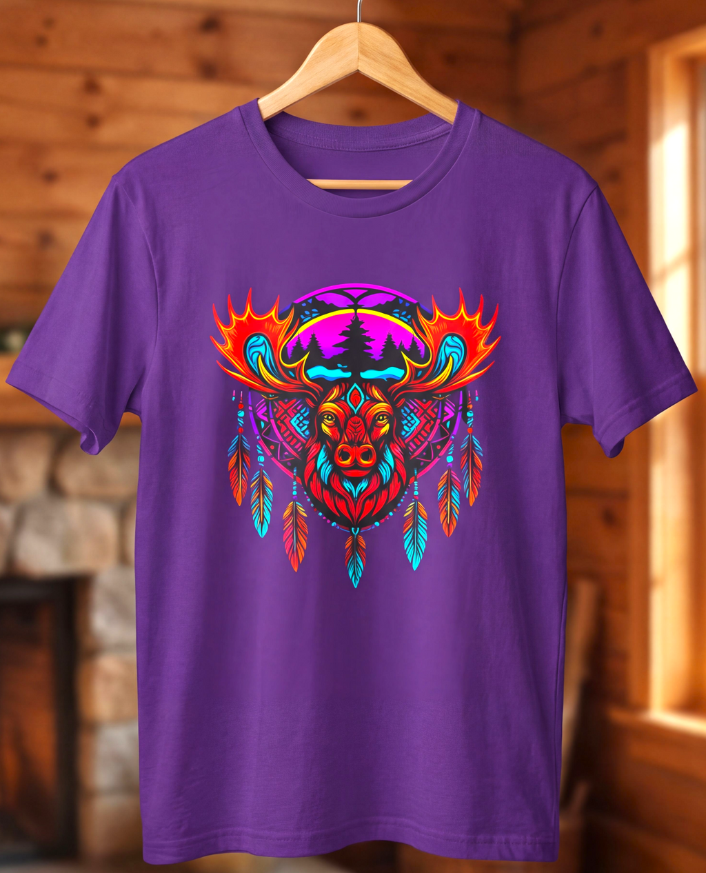 Alaska Dreamcatcher Moose T-Shirt