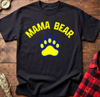Mama Bear Paw Print T-Shirt