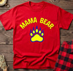 Mama Bear Paw Print T-Shirt