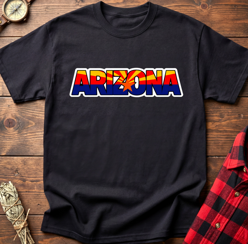 Arizona State Flag Graphic T-Shirt