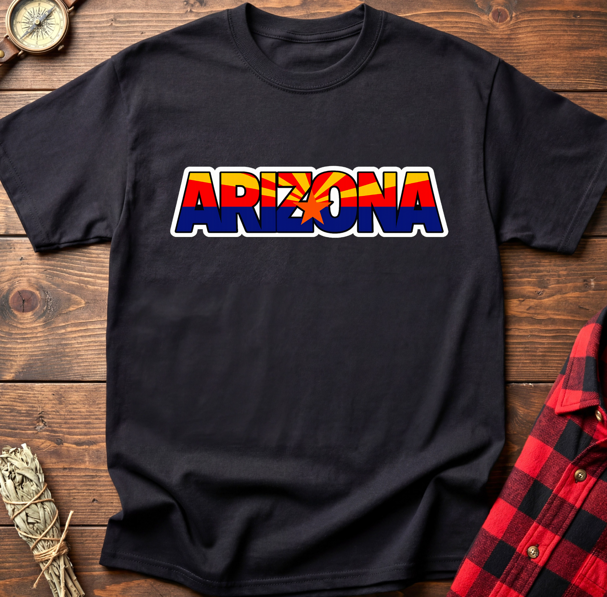 Arizona State Flag Graphic T-Shirt
