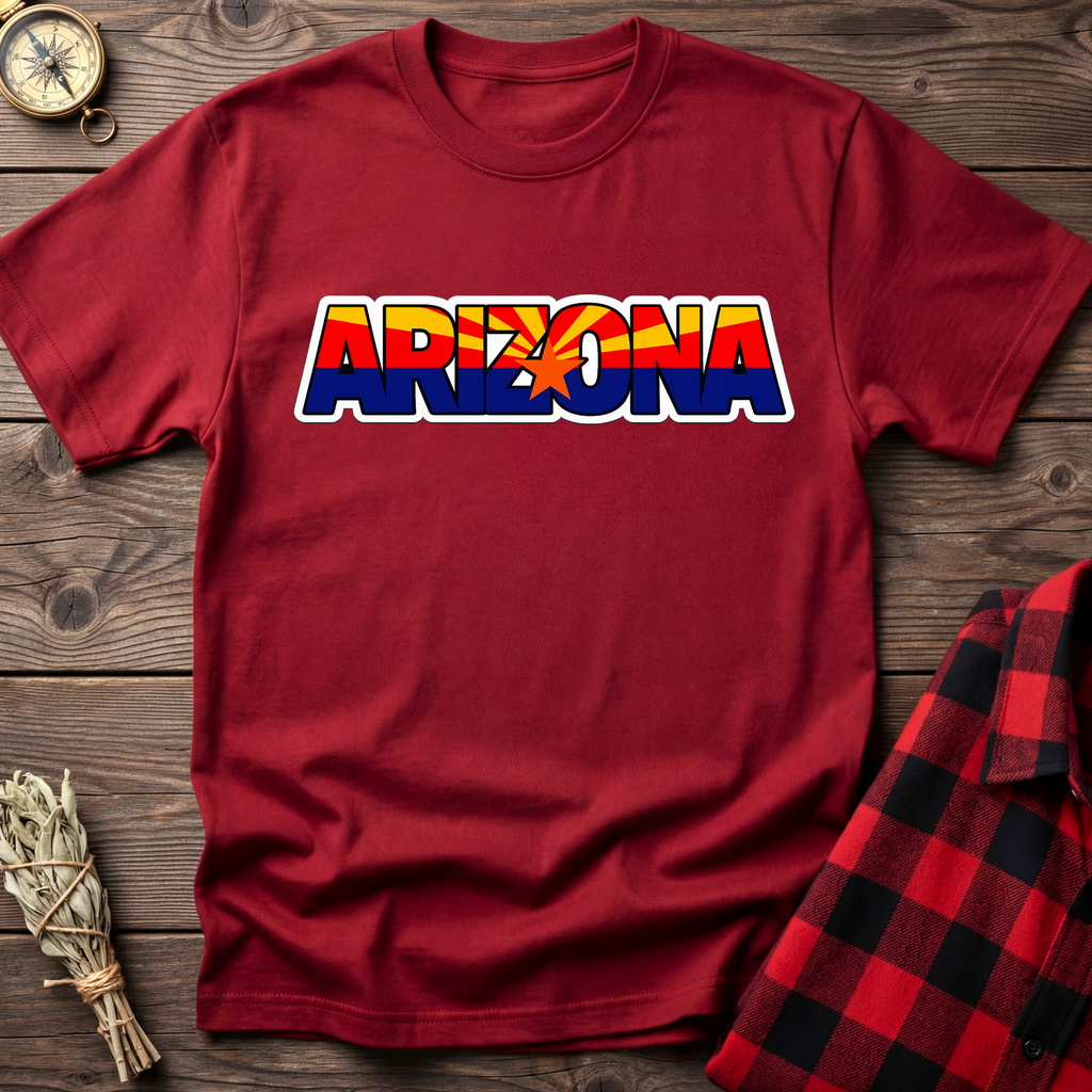 Arizona State Flag Graphic T-Shirt