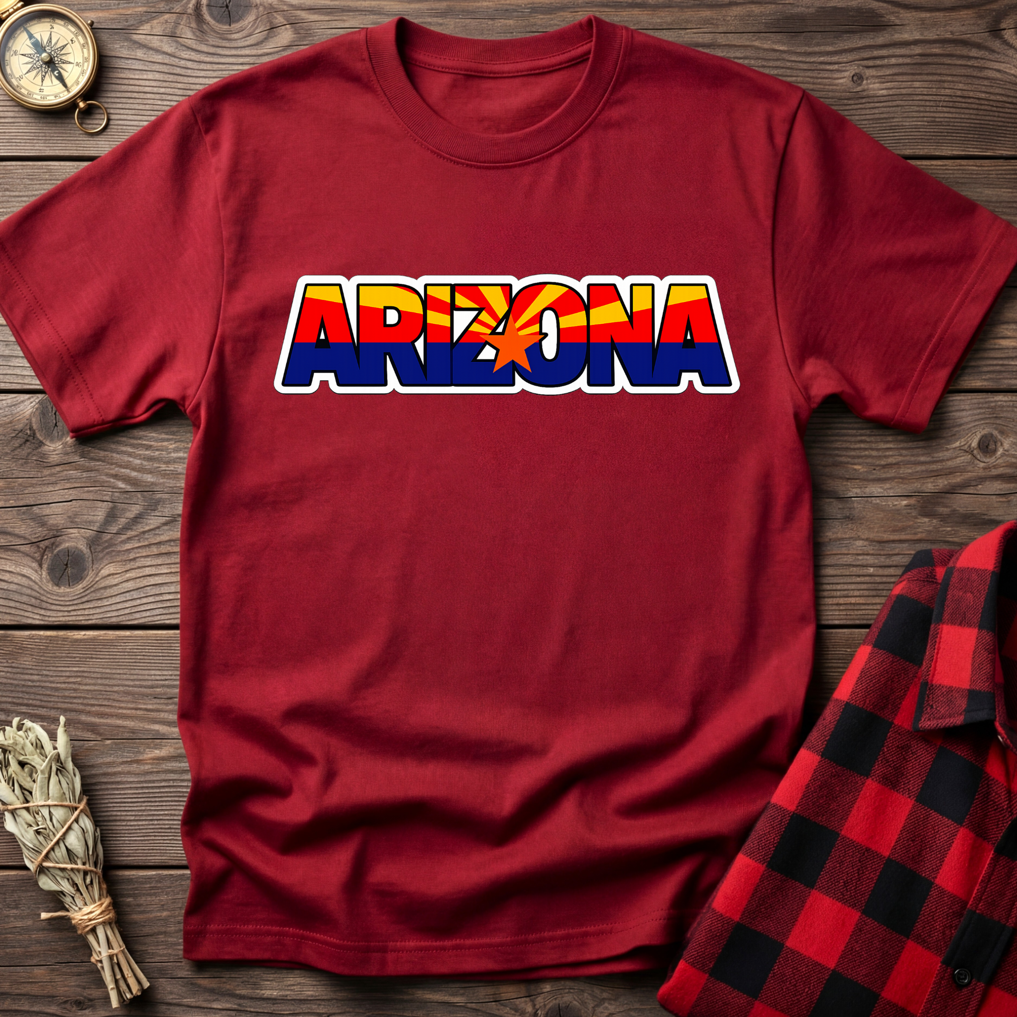 Arizona State Flag Graphic T-Shirt