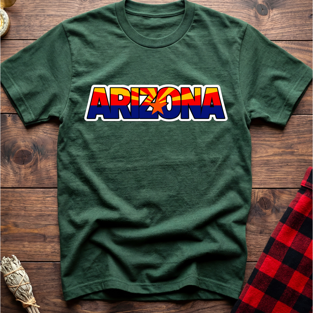 Arizona State Flag Graphic T-Shirt
