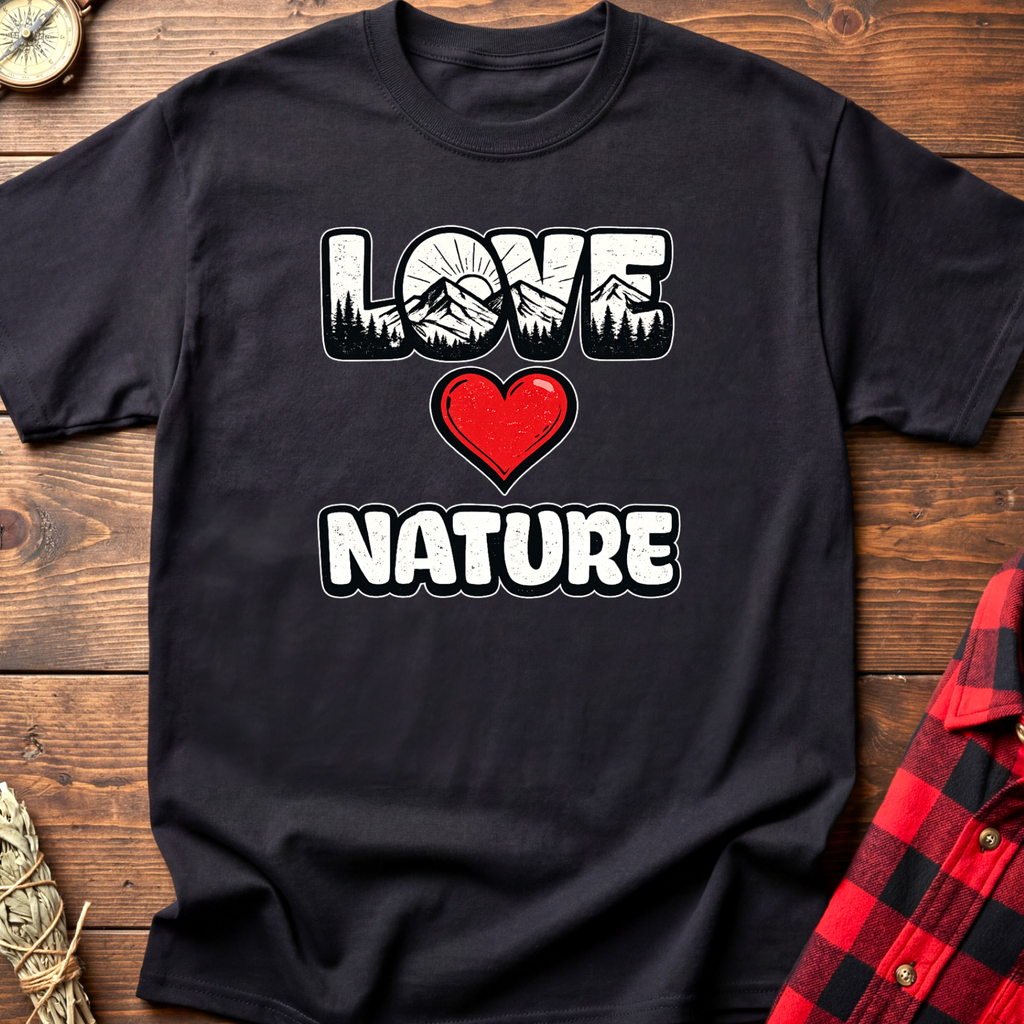 Love Nature Mountain T-Shirt