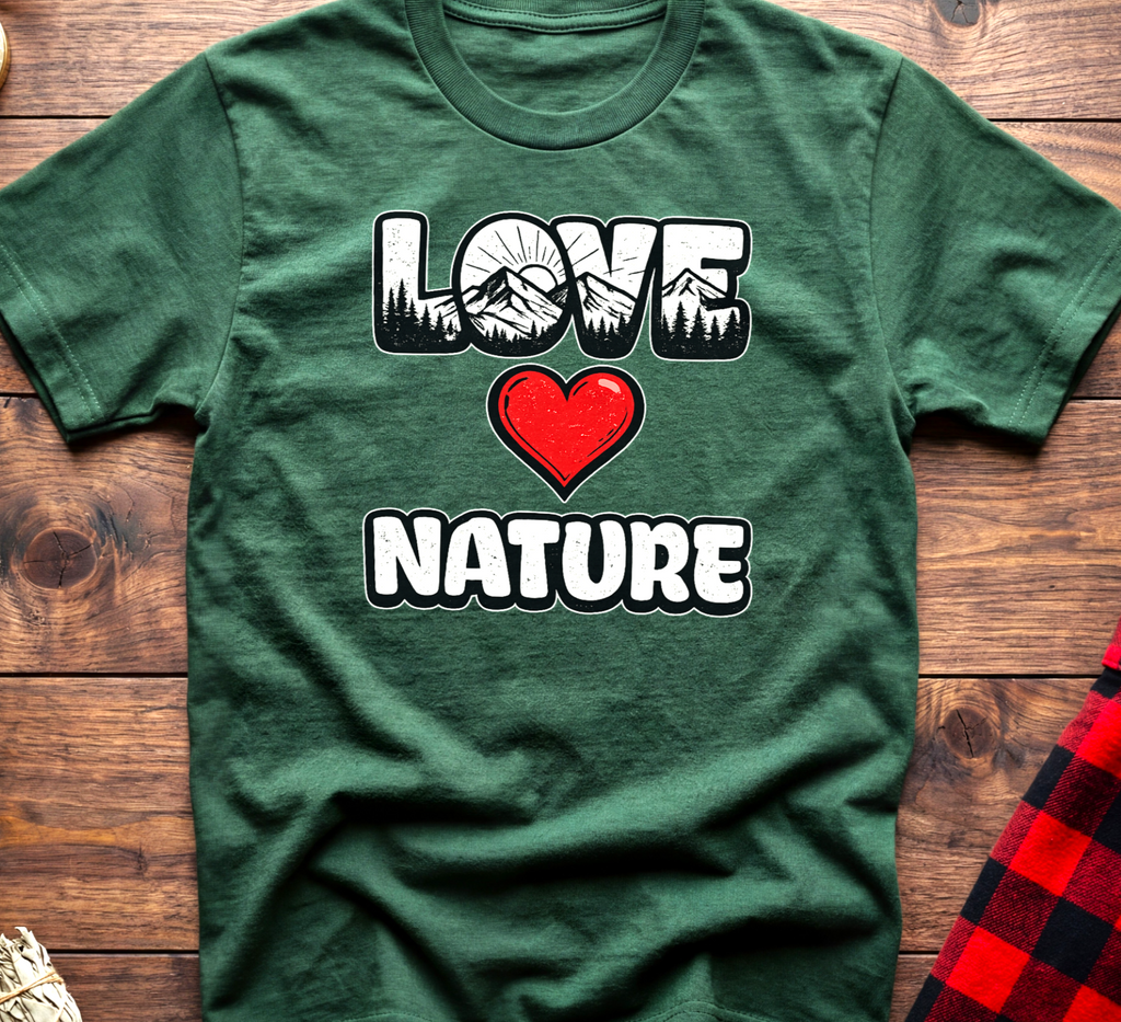 Love Nature Mountain T-Shirt