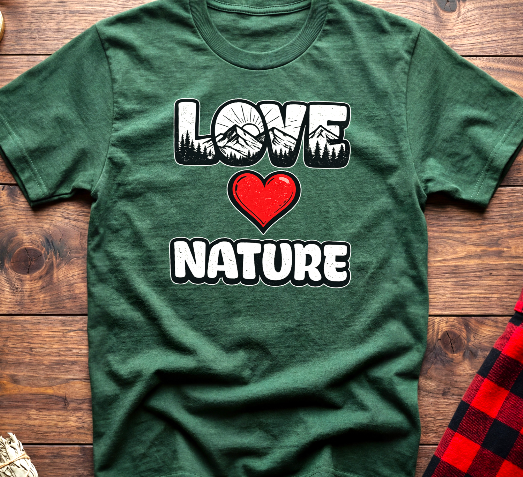 Love Nature Mountain T-Shirt