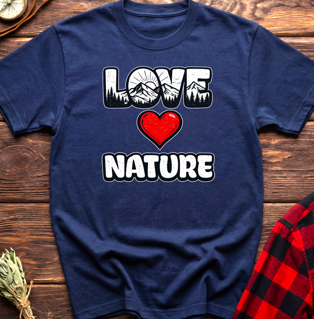 Love Nature Mountain T-Shirt
