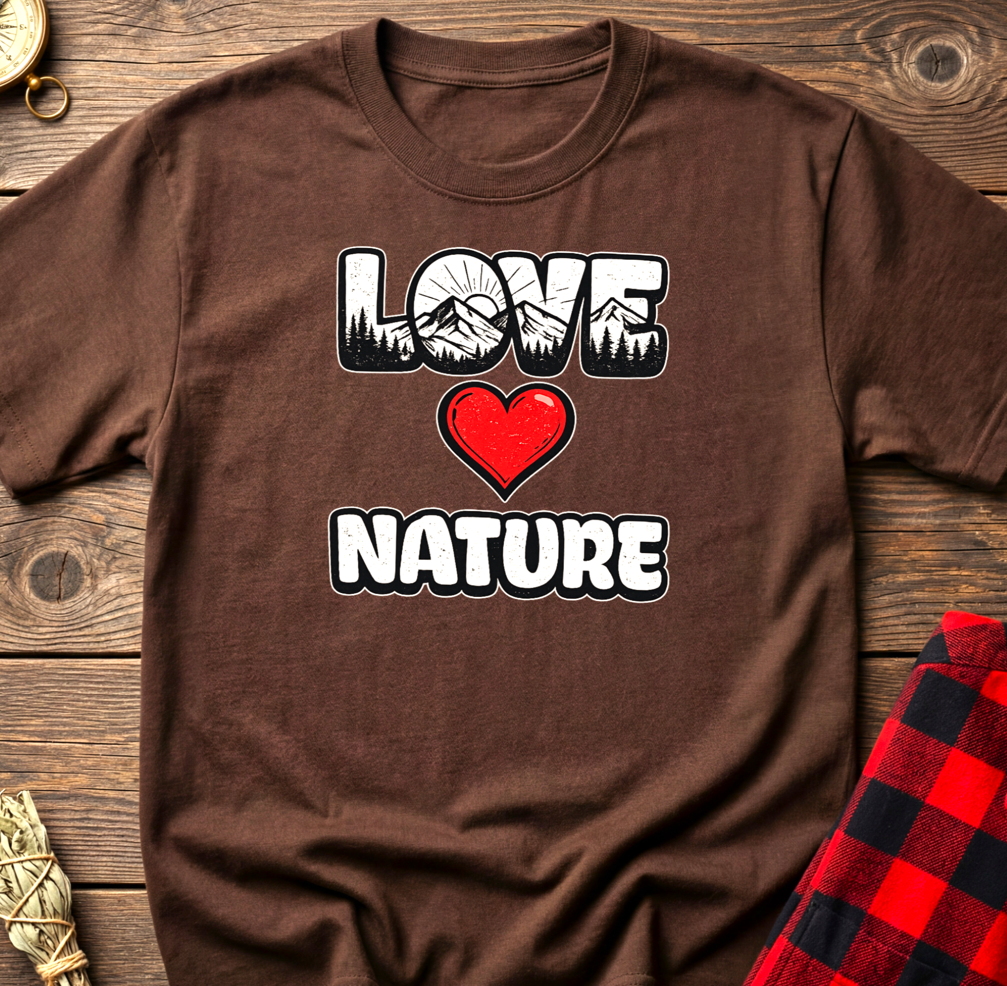 Love Nature Mountain T-Shirt