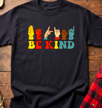 Be Kind ASL Retro T-Shirt
