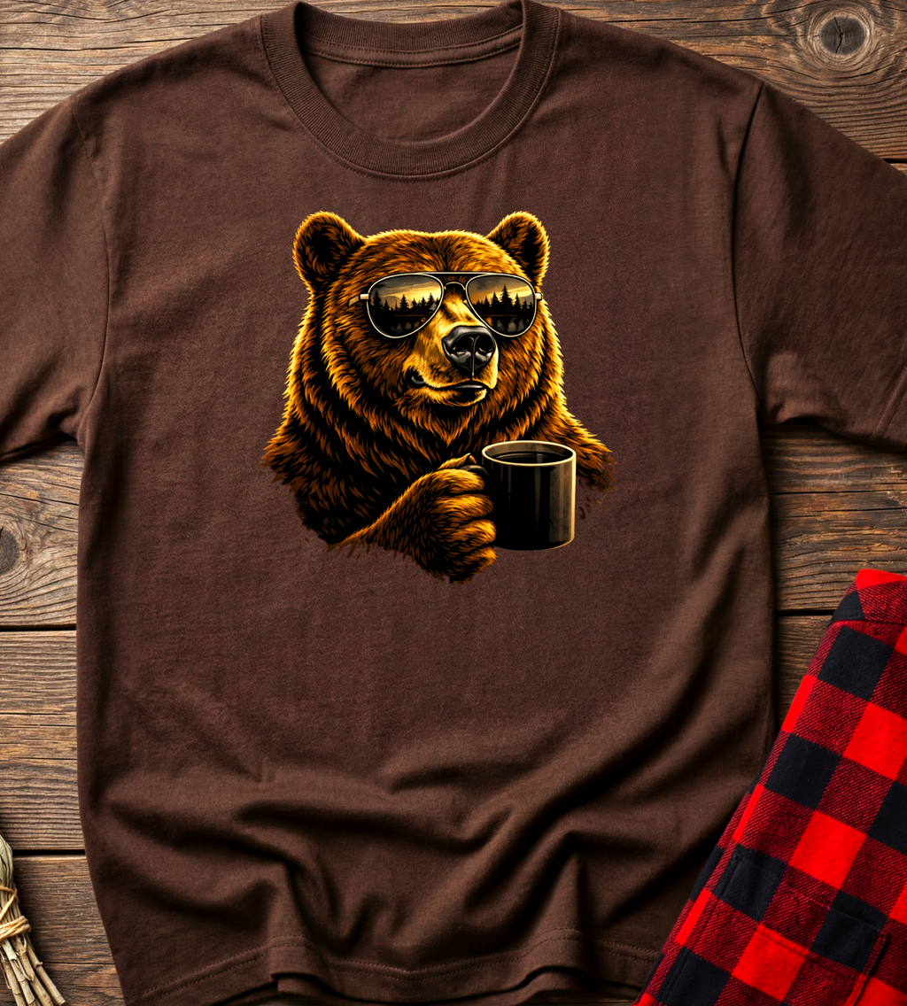 Morning Grind Bear Tee