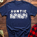Auntie Hibiscus Floral T-Shirt