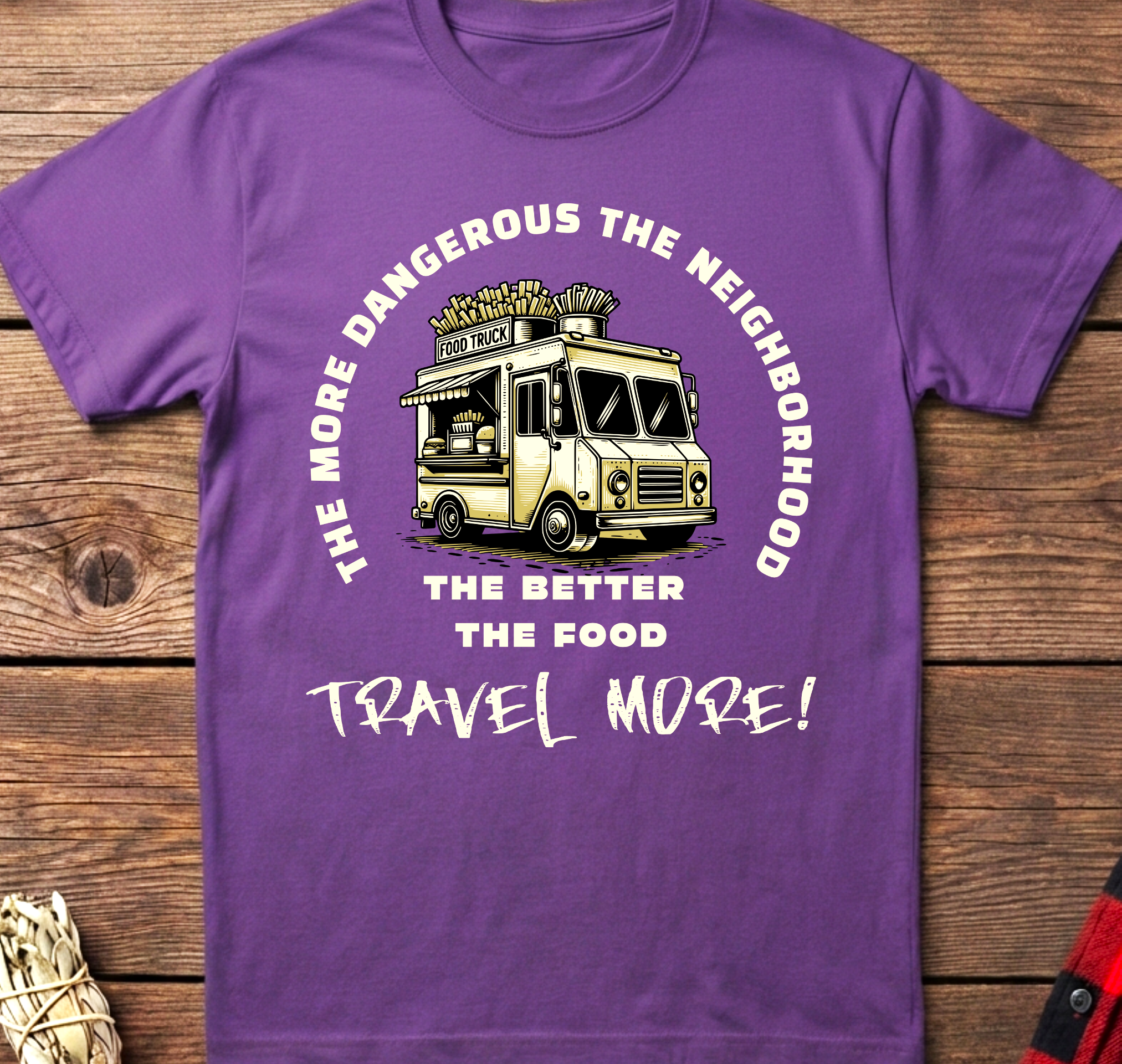 Travel More Food Truck T-Shirt