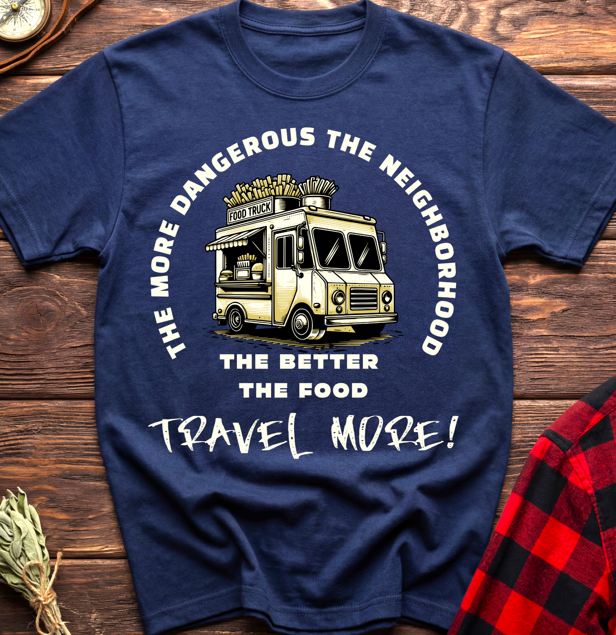 Travel More Food Truck T-Shirt