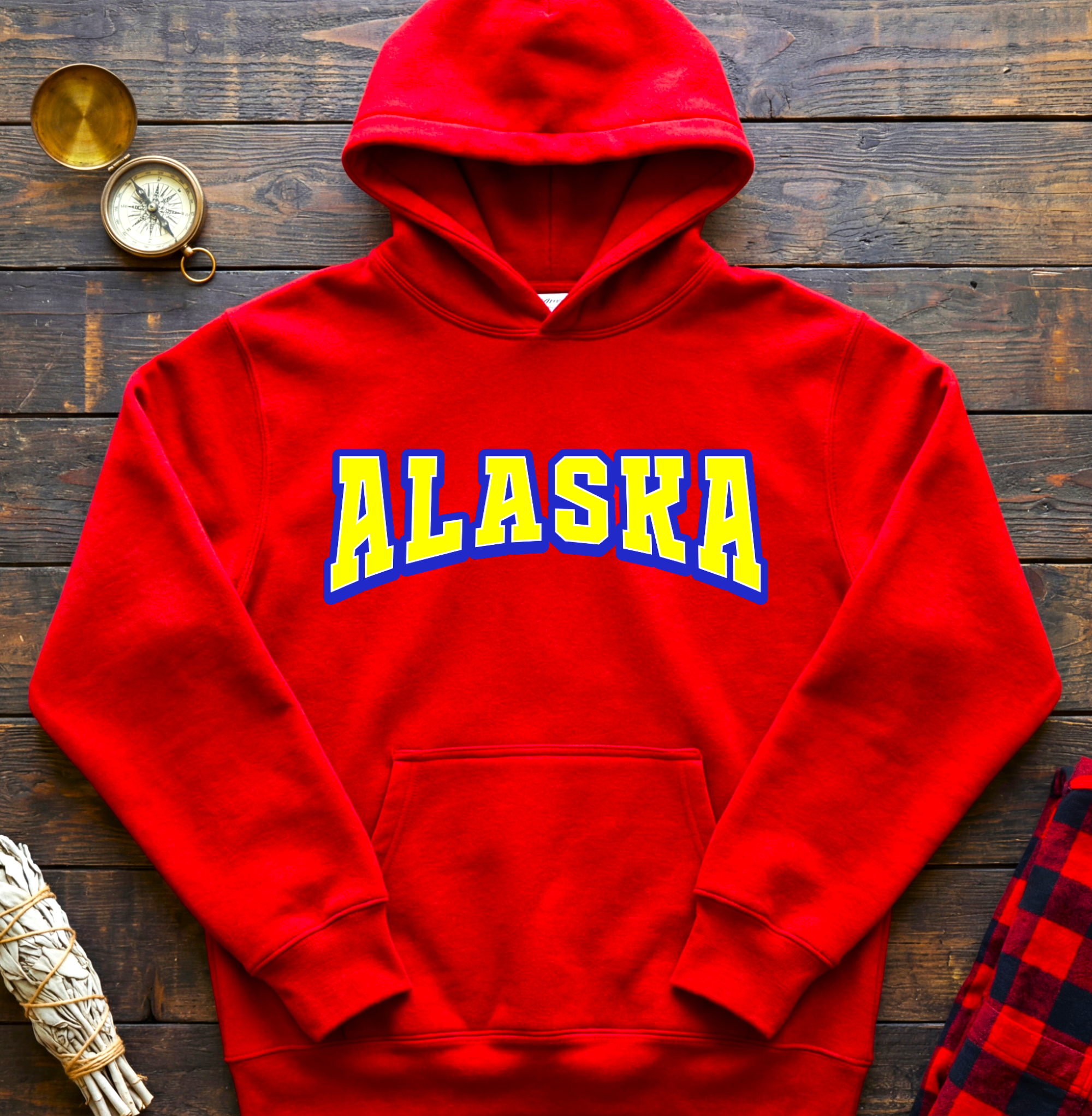 Alaska Collegiate Heavy Blend Hoodie