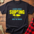Alaska Beach Surfing T-Shirt