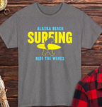 Alaska Beach Surfing T-Shirt