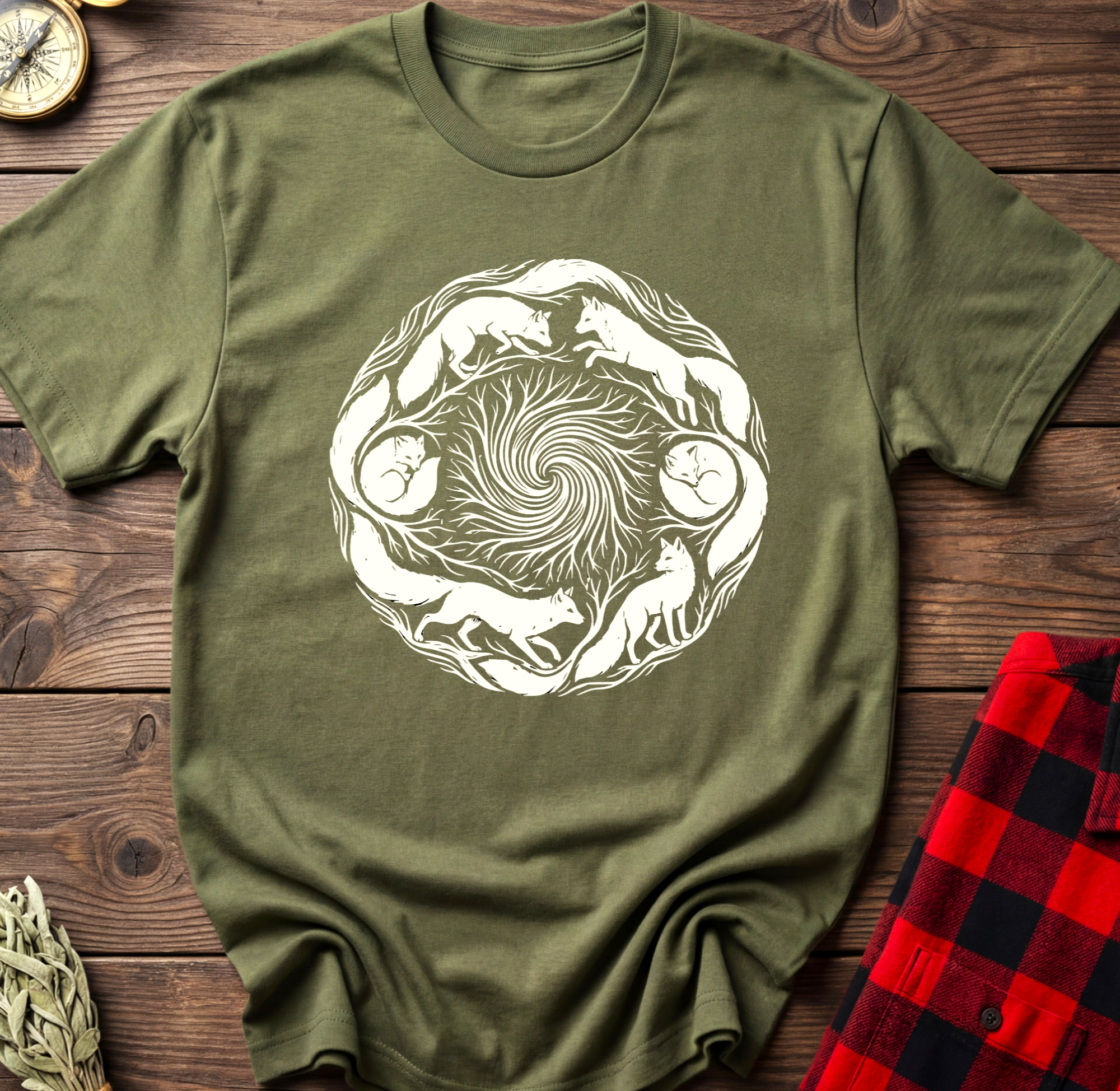 Fox Mandala T-Shirt