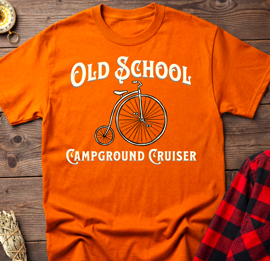 Old School Campground Cruiser Tee