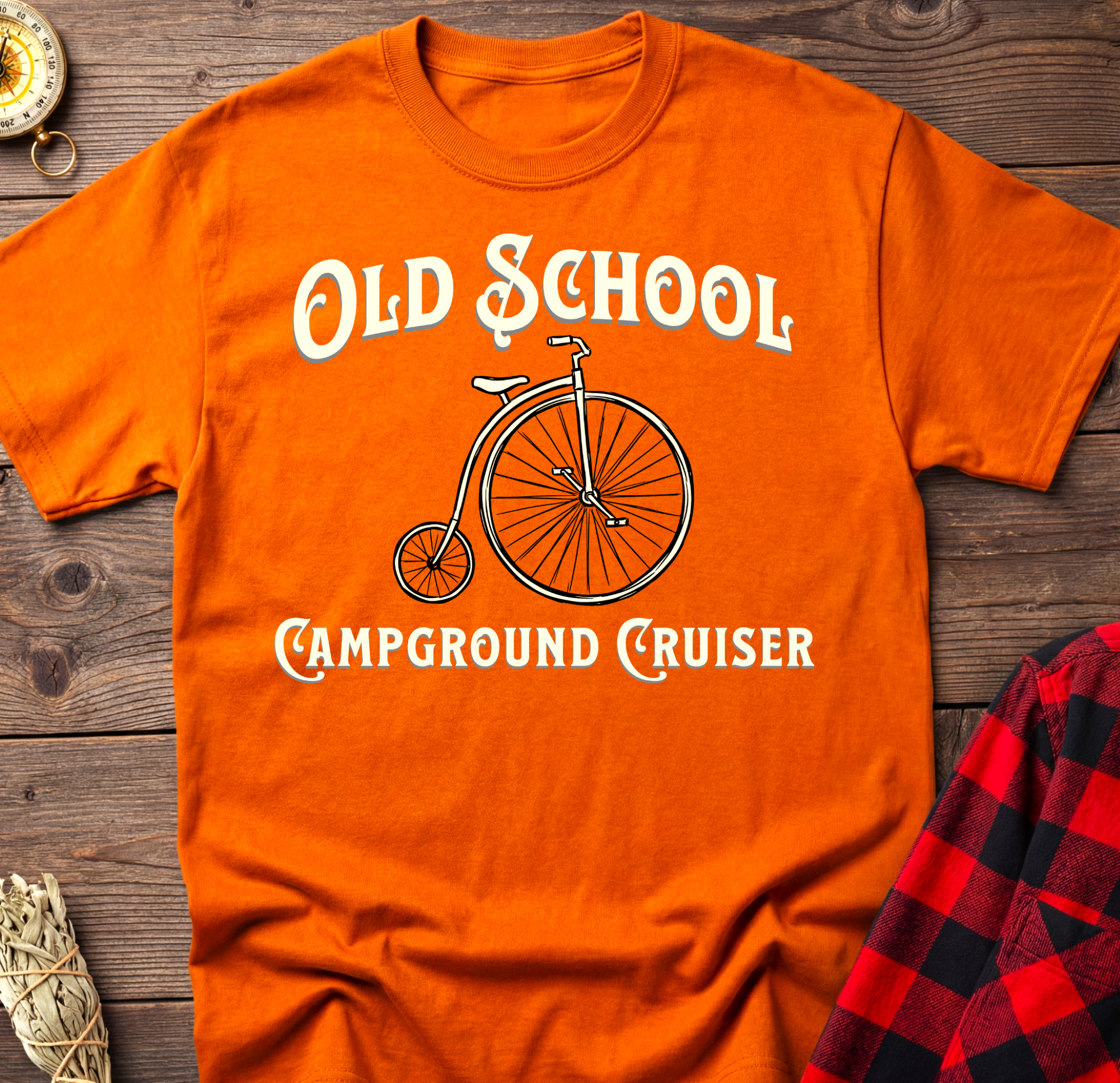 Old School Campground Cruiser Tee