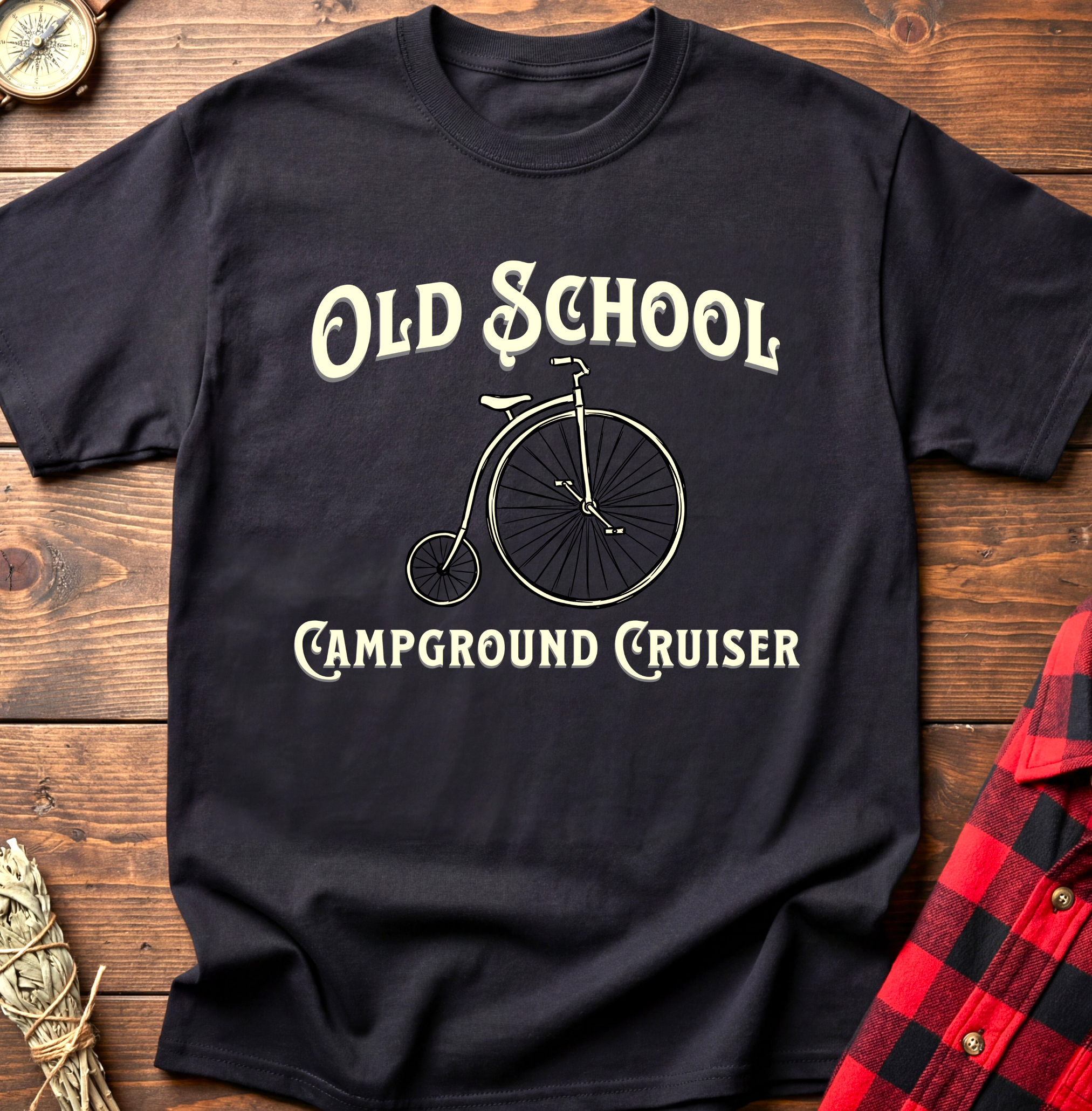 Old School Campground Cruiser Tee