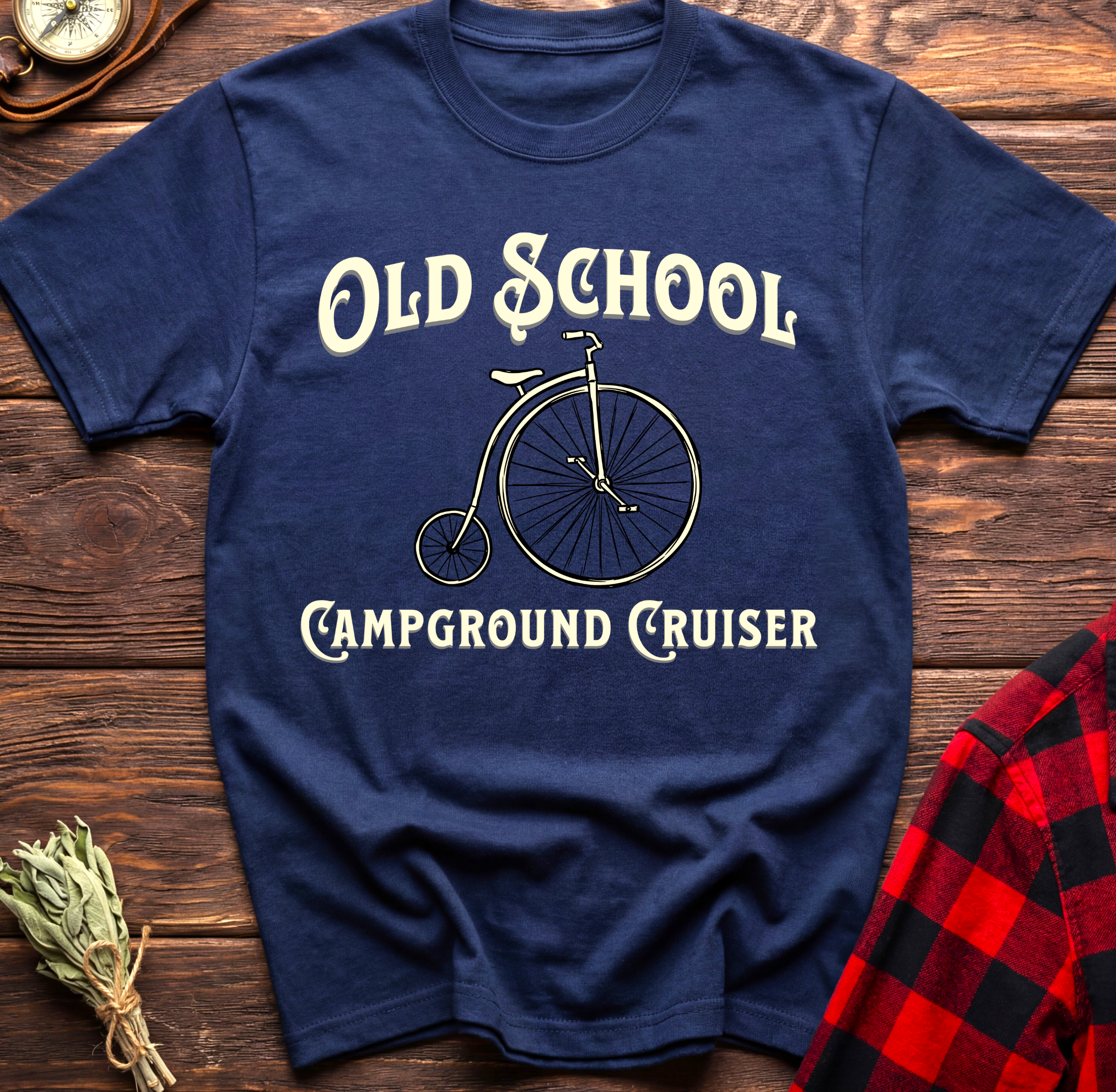 Old School Campground Cruiser Tee