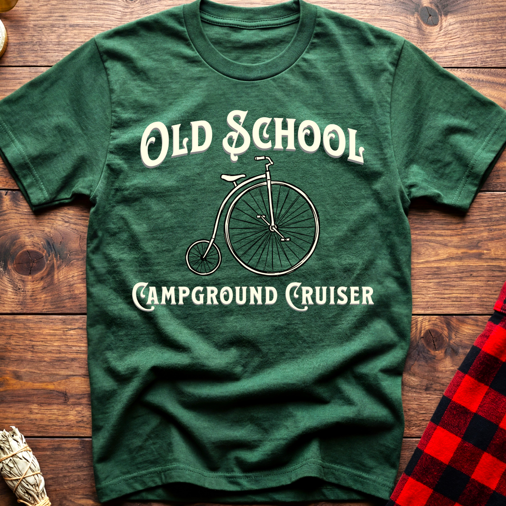 Old School Campground Cruiser Tee