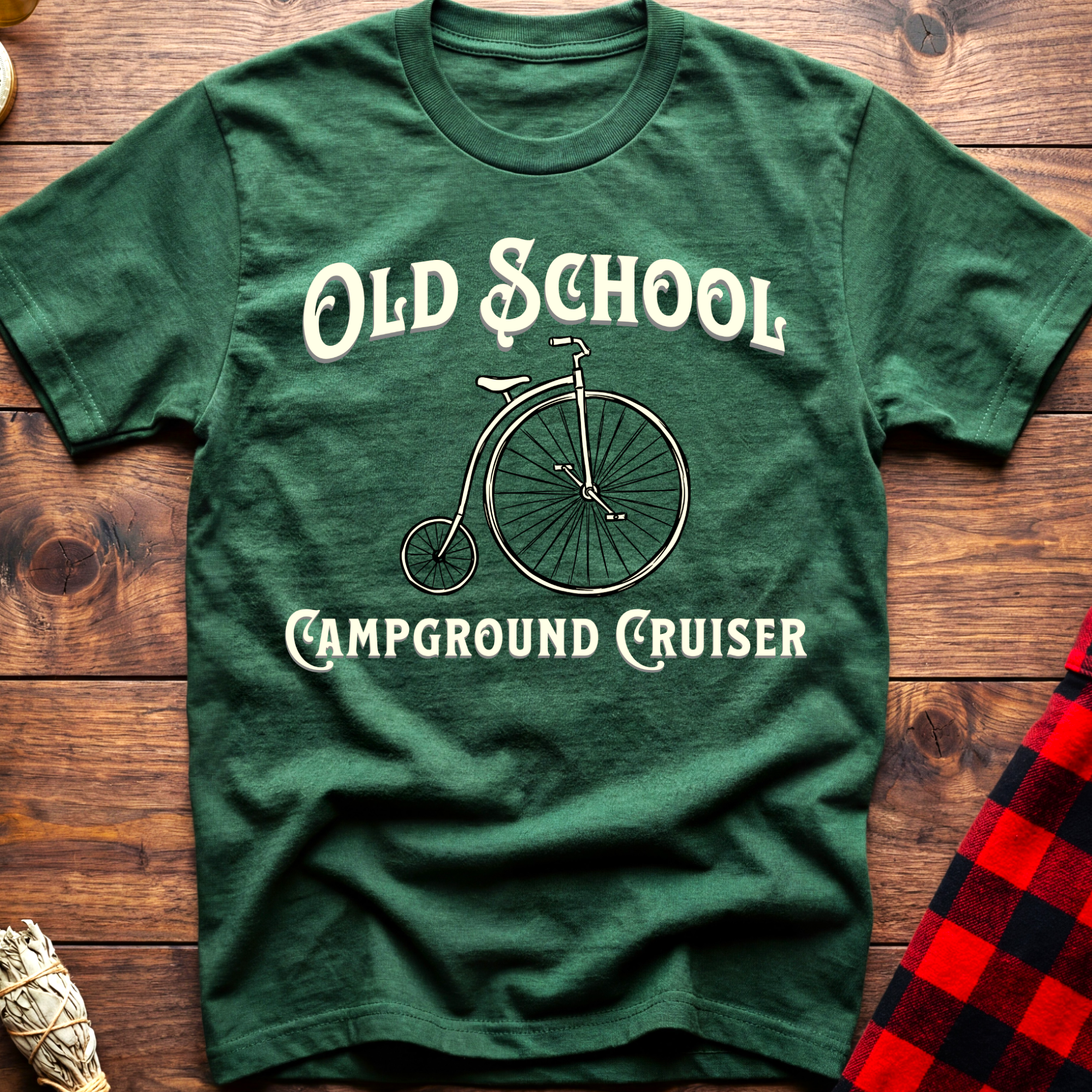 Old School Campground Cruiser Tee