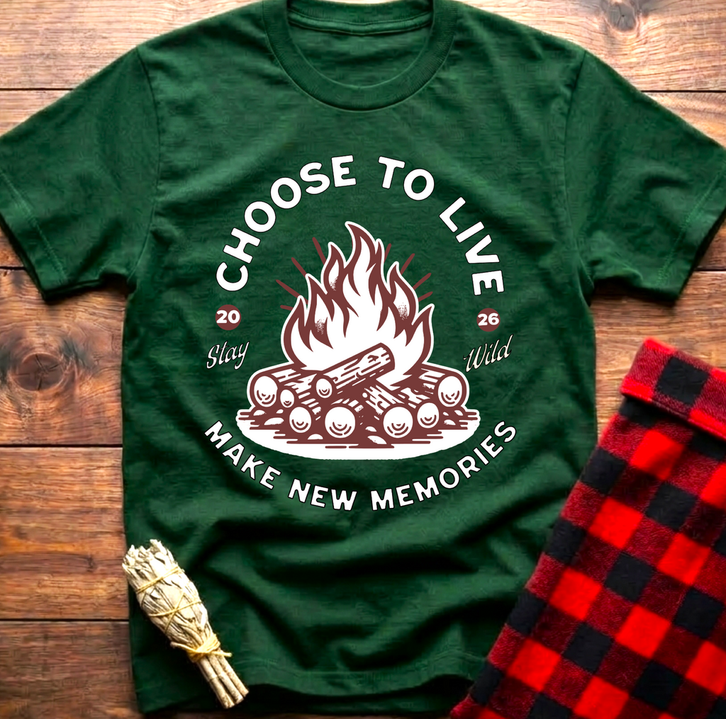 Choose to Live Campfire Tee