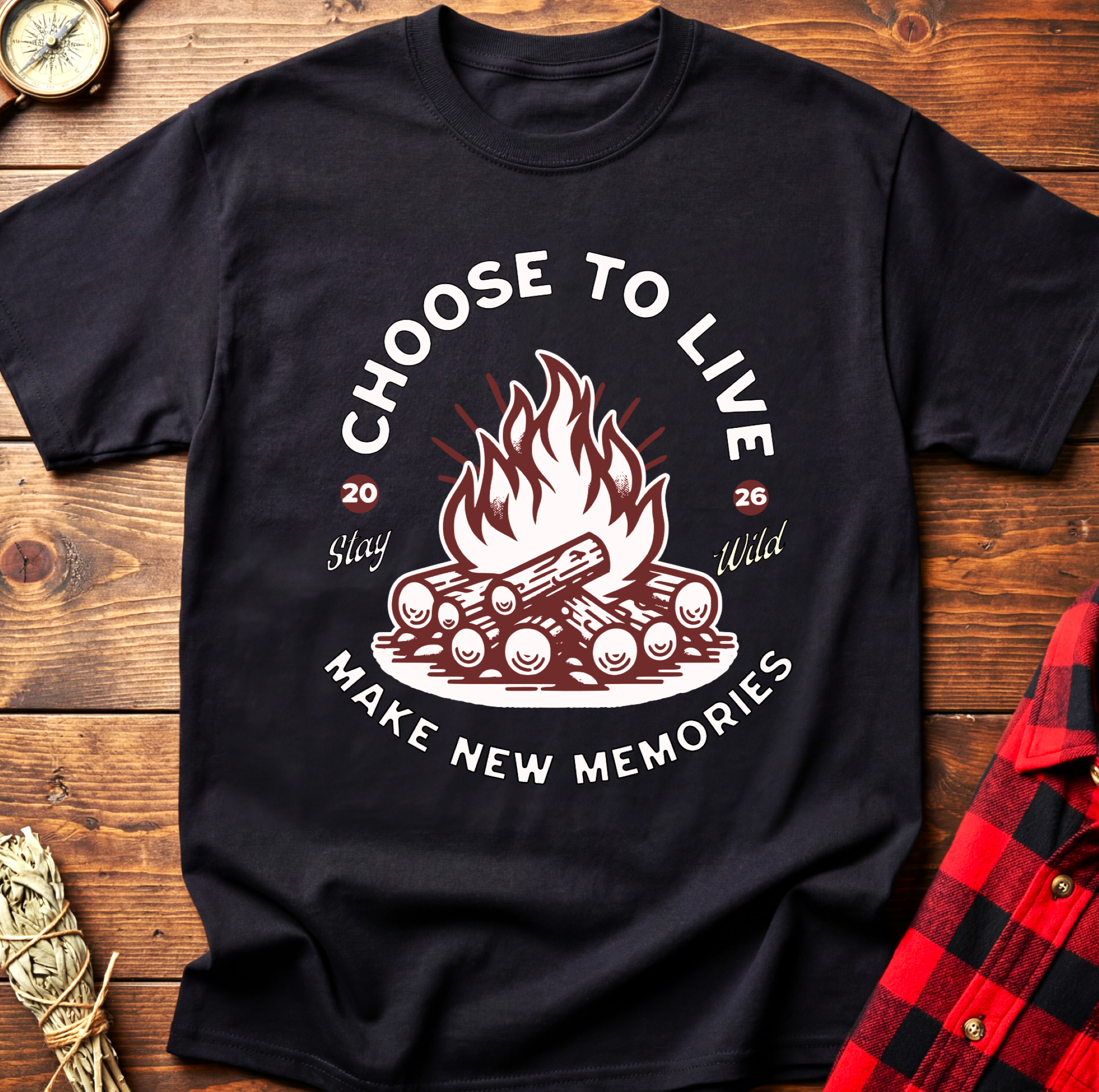 Choose to Live Campfire Tee