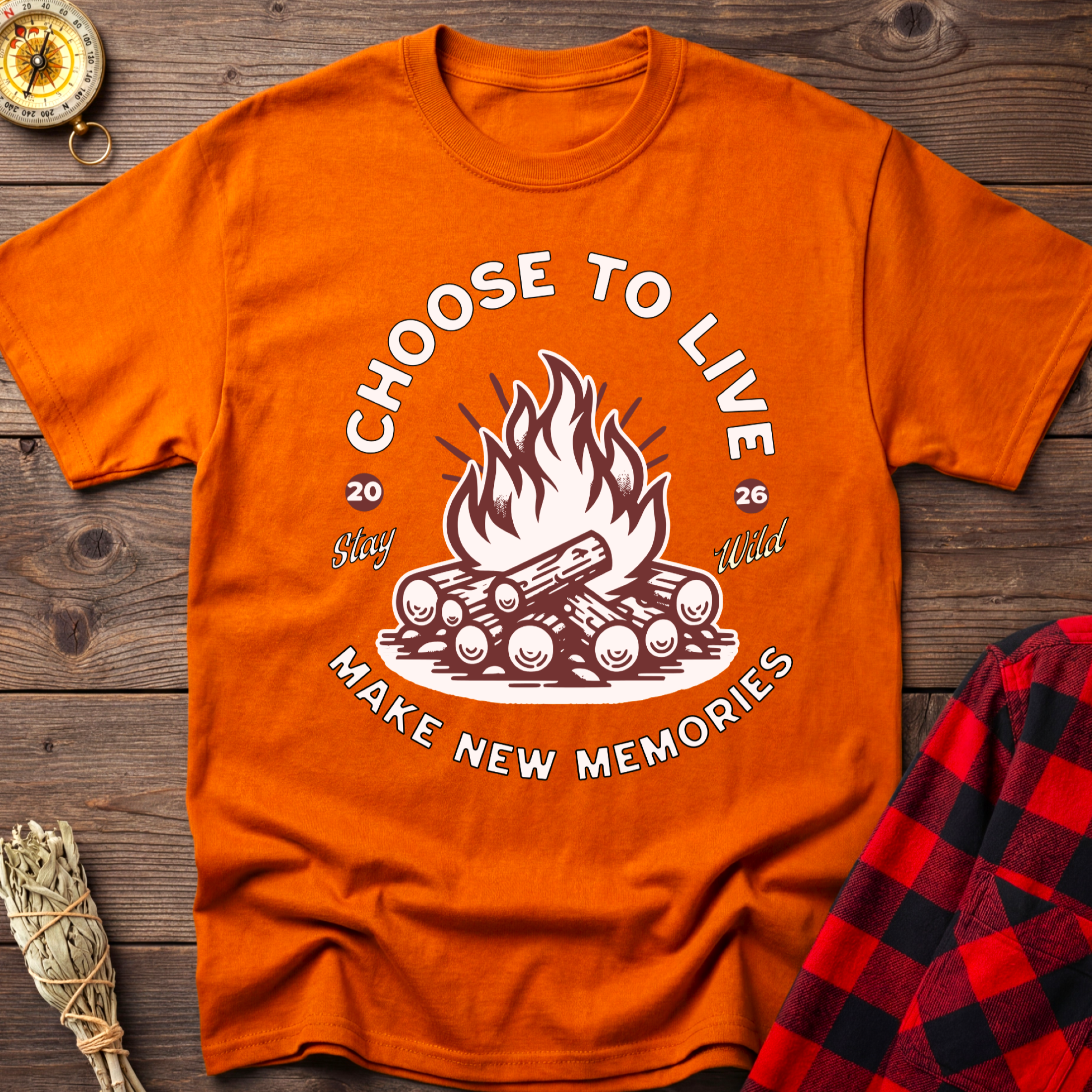 Choose to Live Campfire Tee