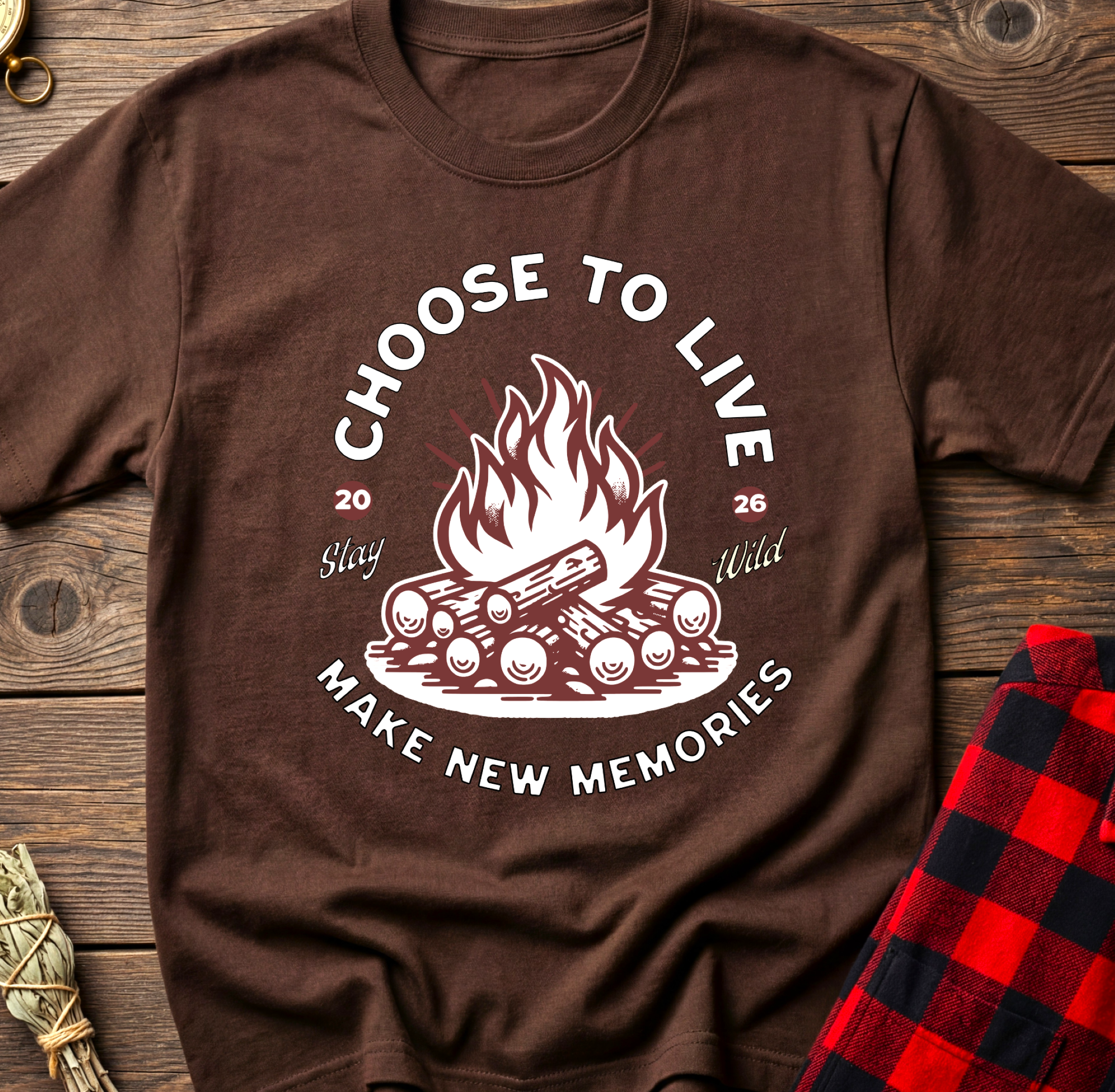 Choose to Live Campfire Tee