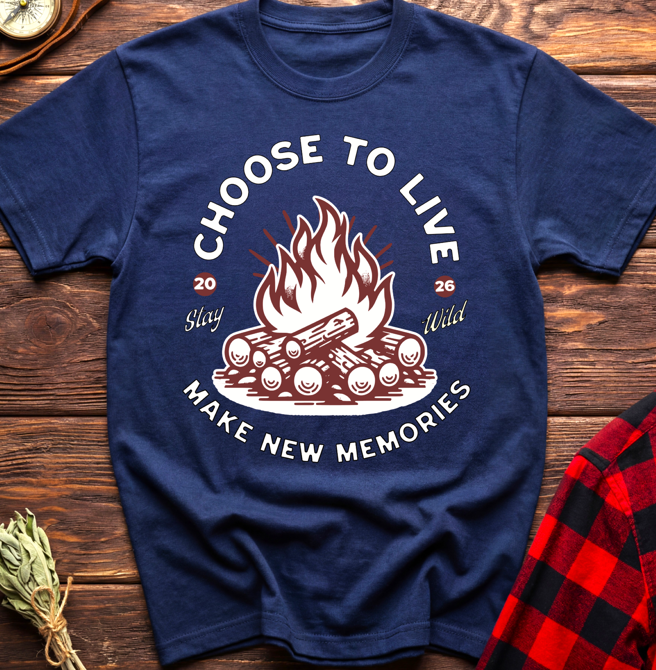 Choose to Live Campfire Tee