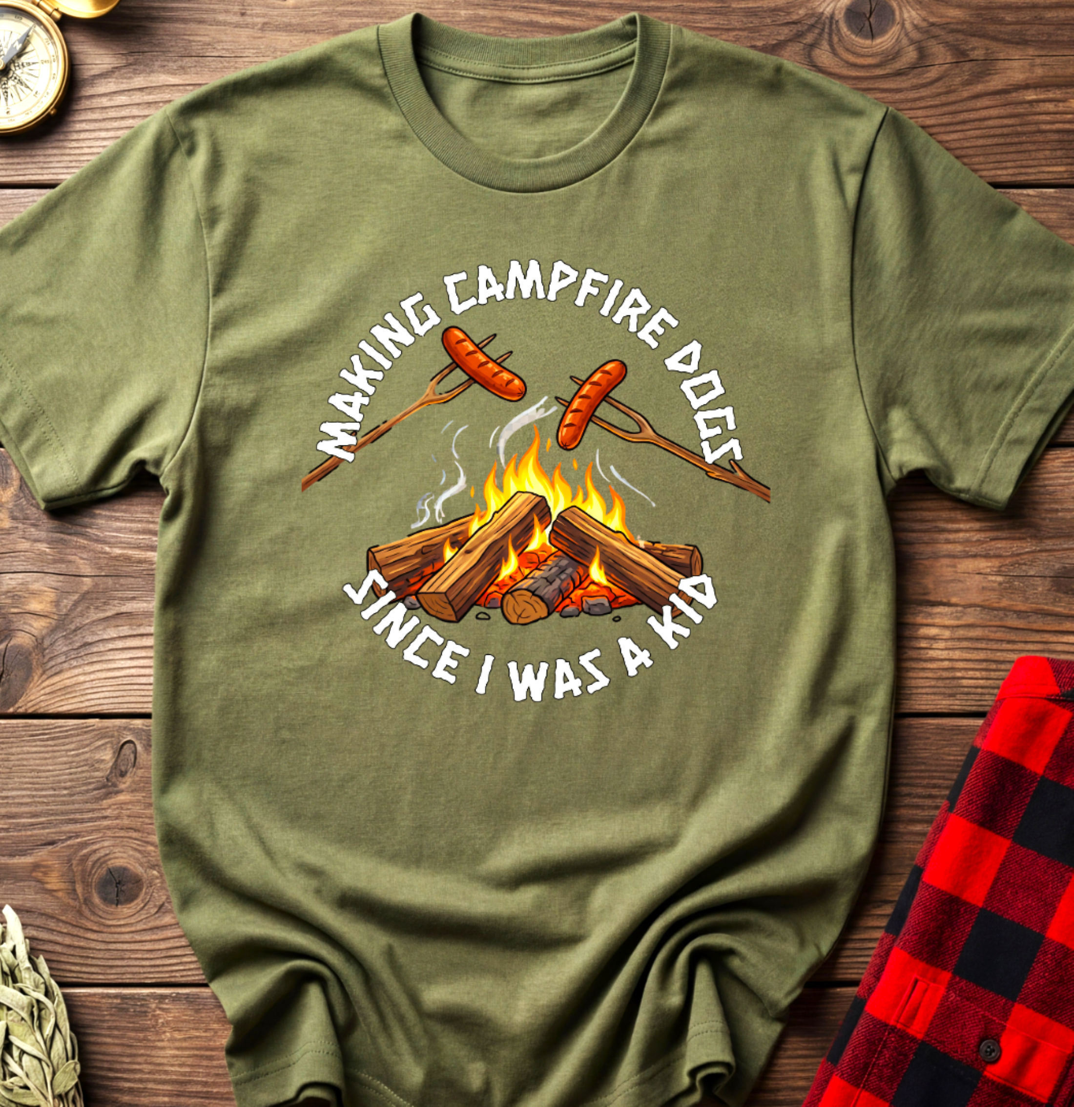 Campfire Dogs Tee