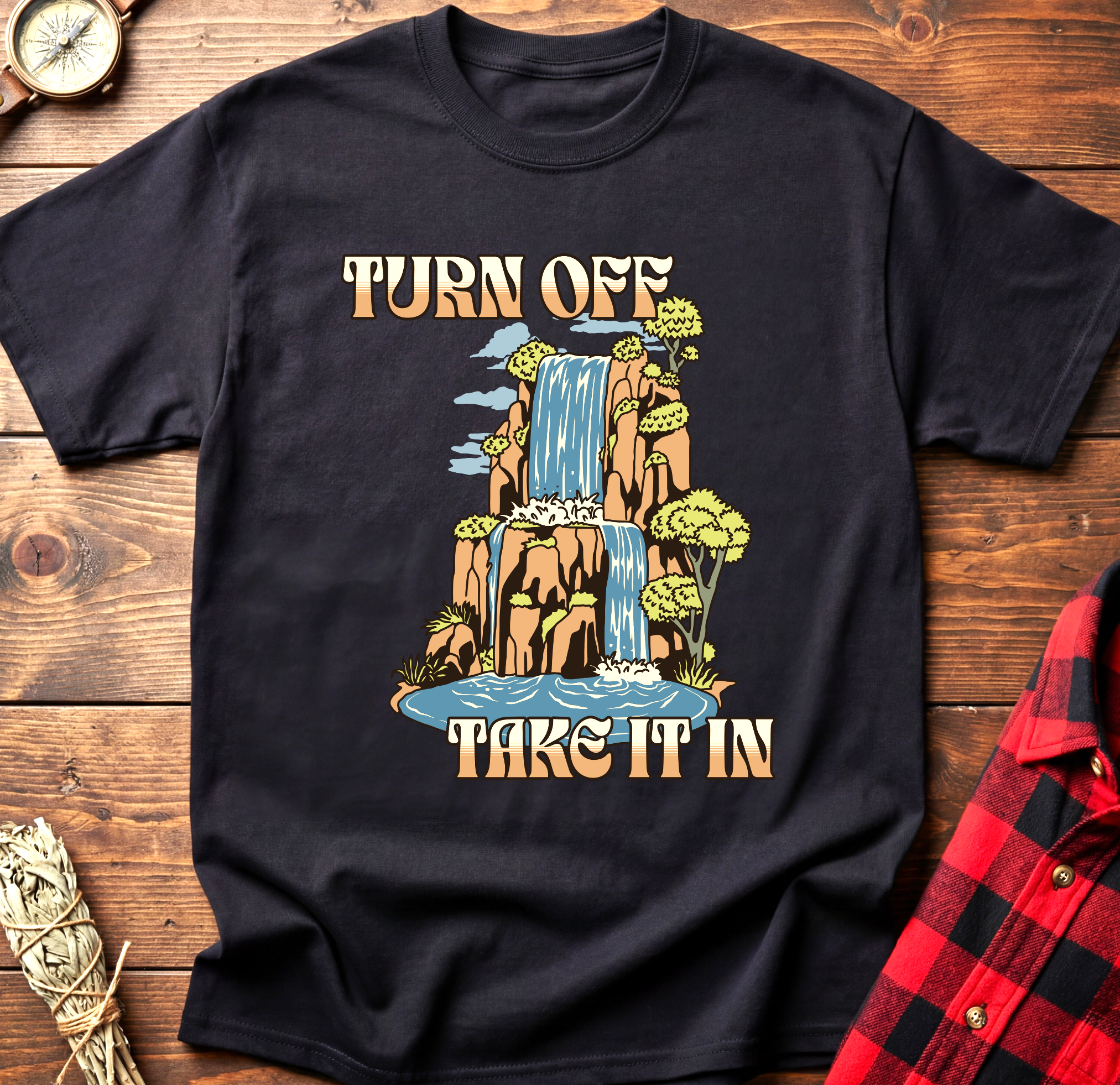 Turn Off Take It In Tee