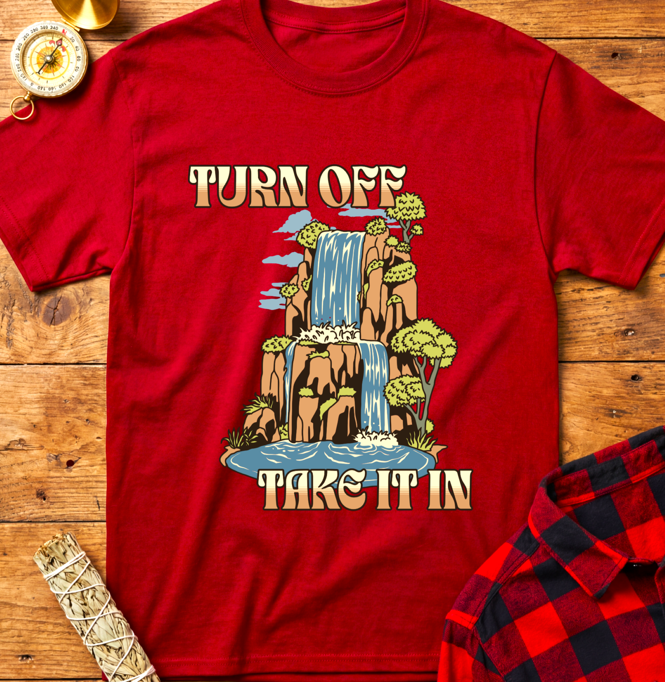 Turn Off Take It In Tee