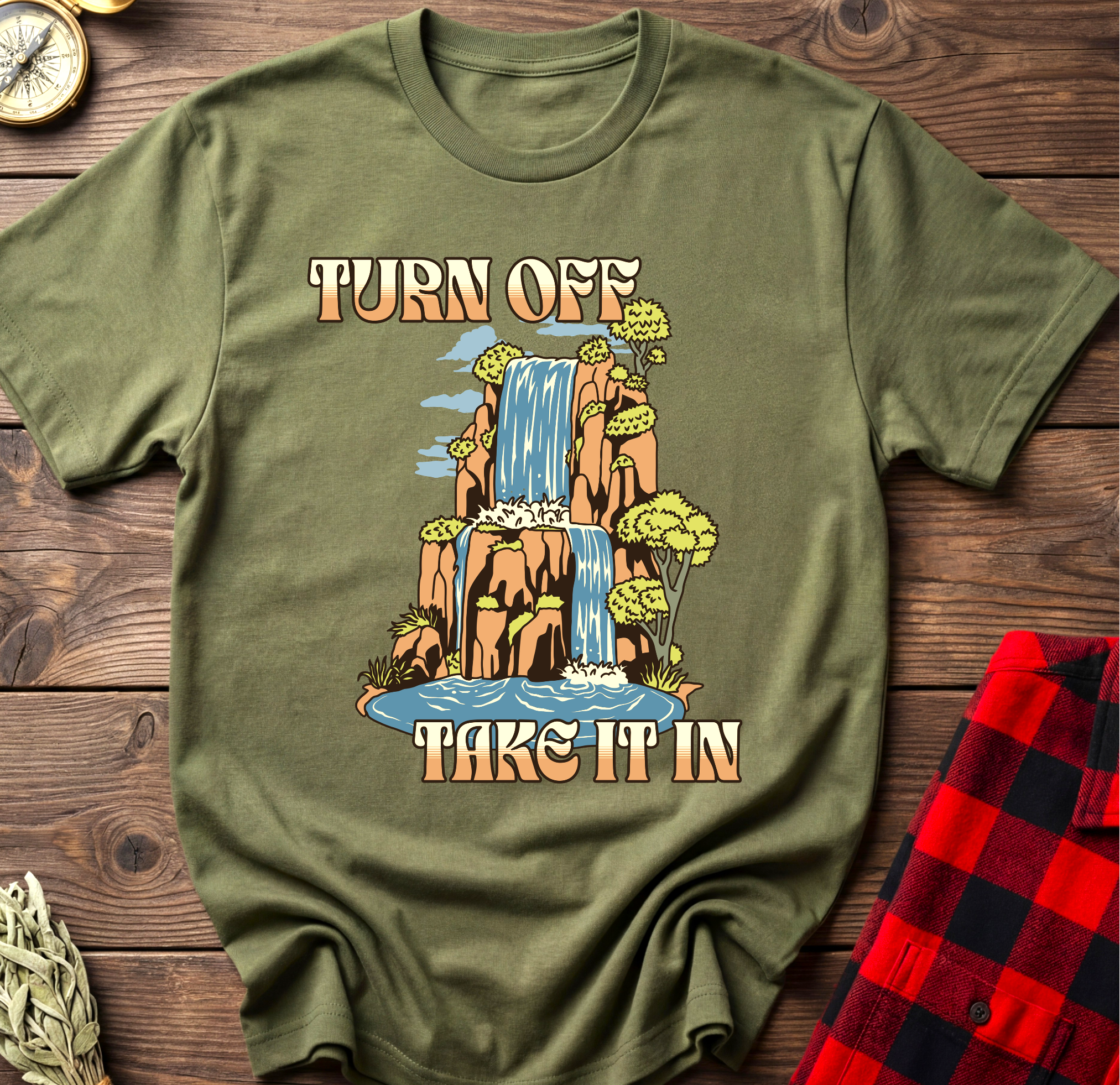 Turn Off Take It In Tee