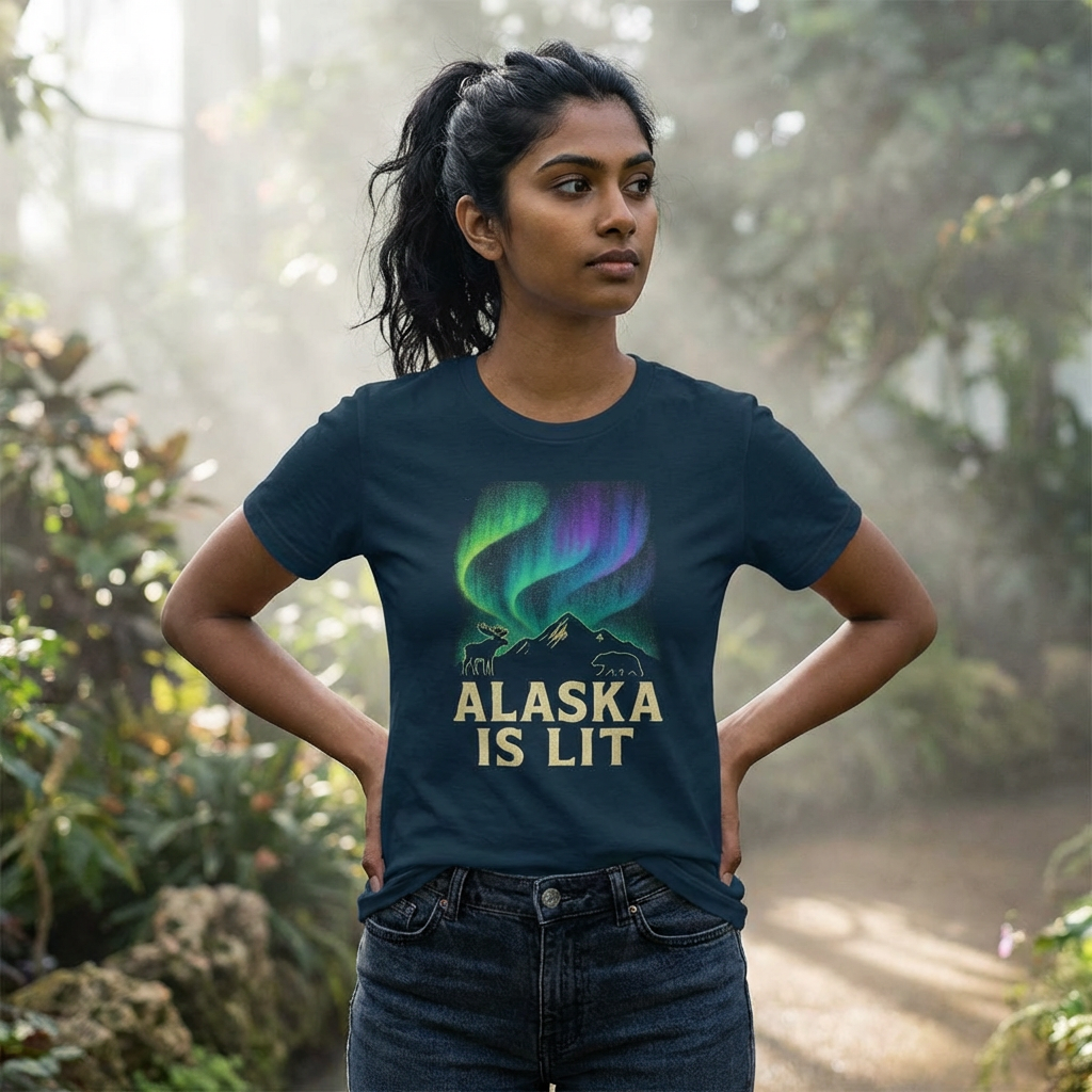 Alaska Is Lit Women's Tee