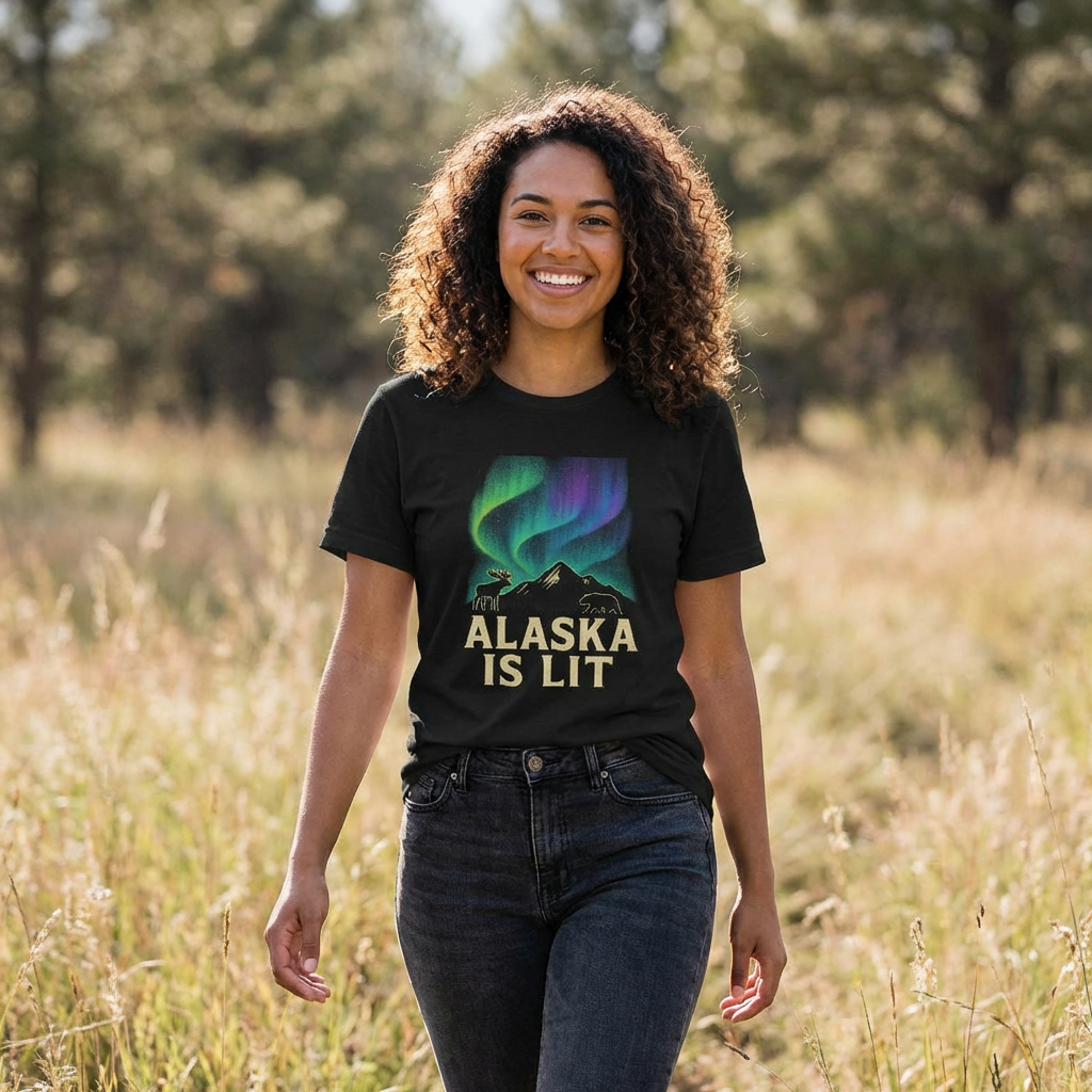 Alaska Is Lit Women's Tee