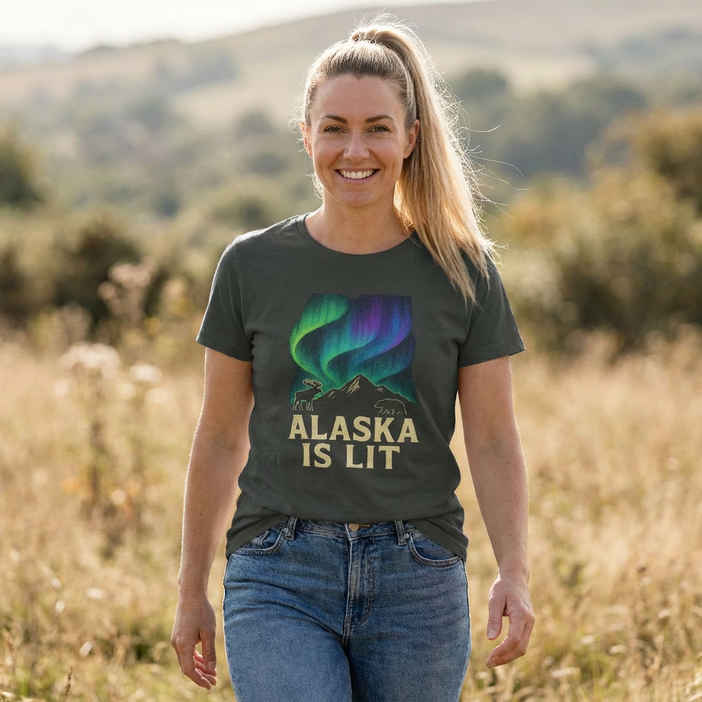 Alaska Is Lit Women's Tee