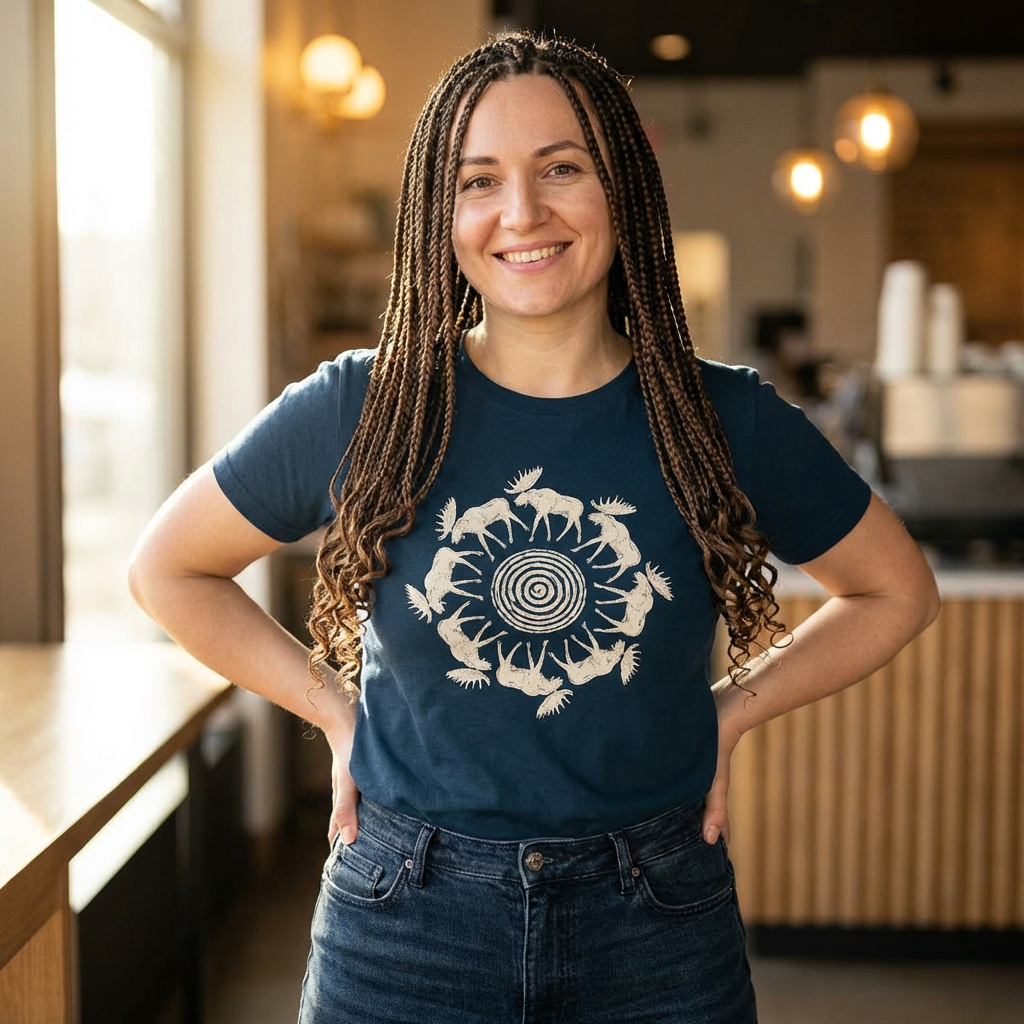 Moose Mandala Women's Tee
