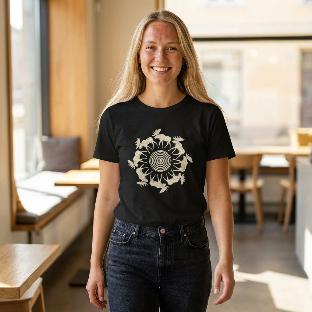 Moose Mandala Women's Tee