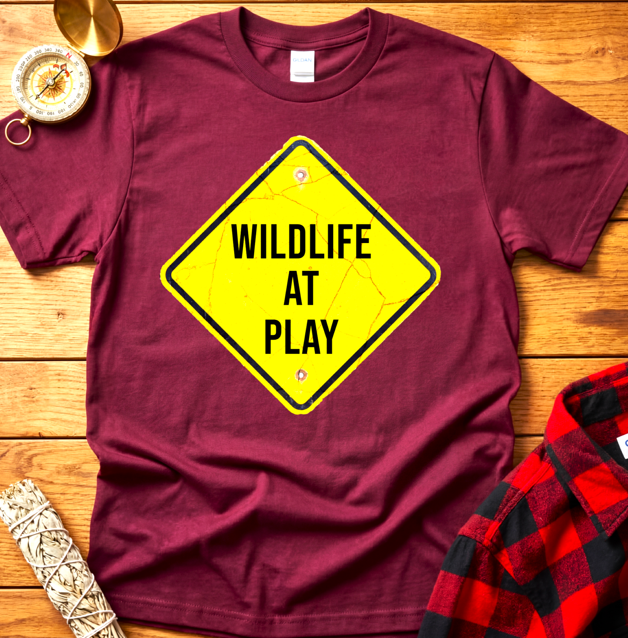 Wildlife At Play Graphic Tee