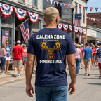 Galena Zone Dining Hall T-Shirt — Alaska Moose Graphic Tee