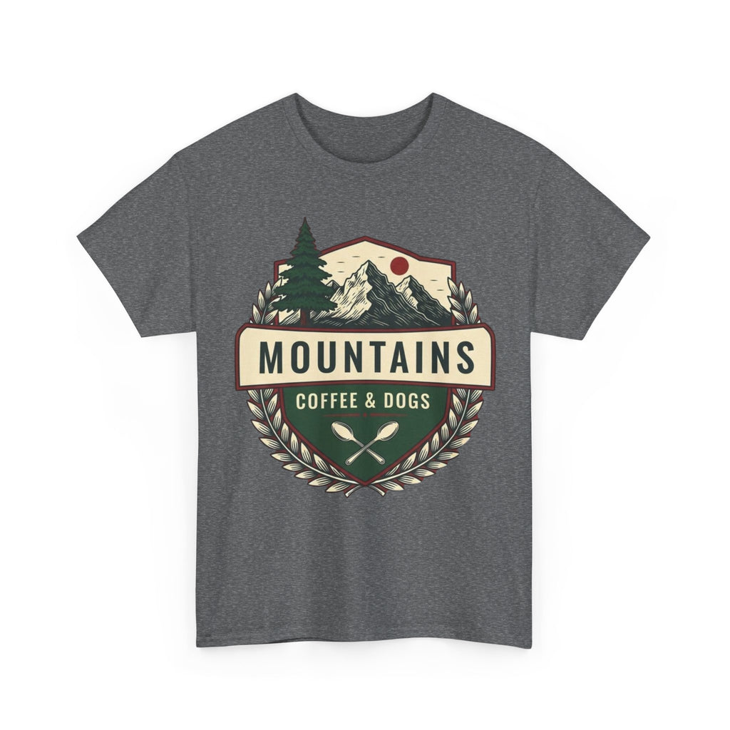 Mountains, Coffee & Dogs Tee